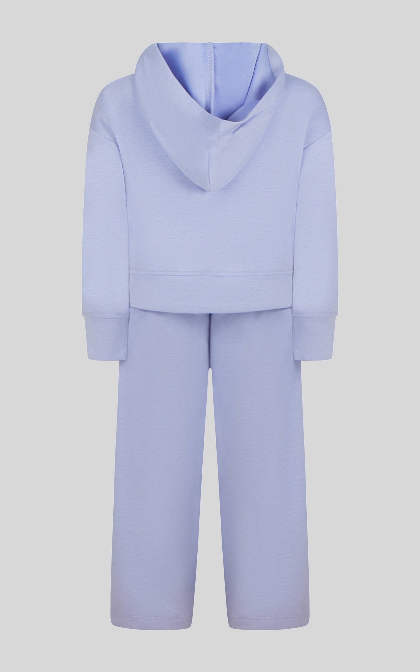 Little Girls Half Zip Hoodie, Wide Leg Pant, Fanny Bag Set