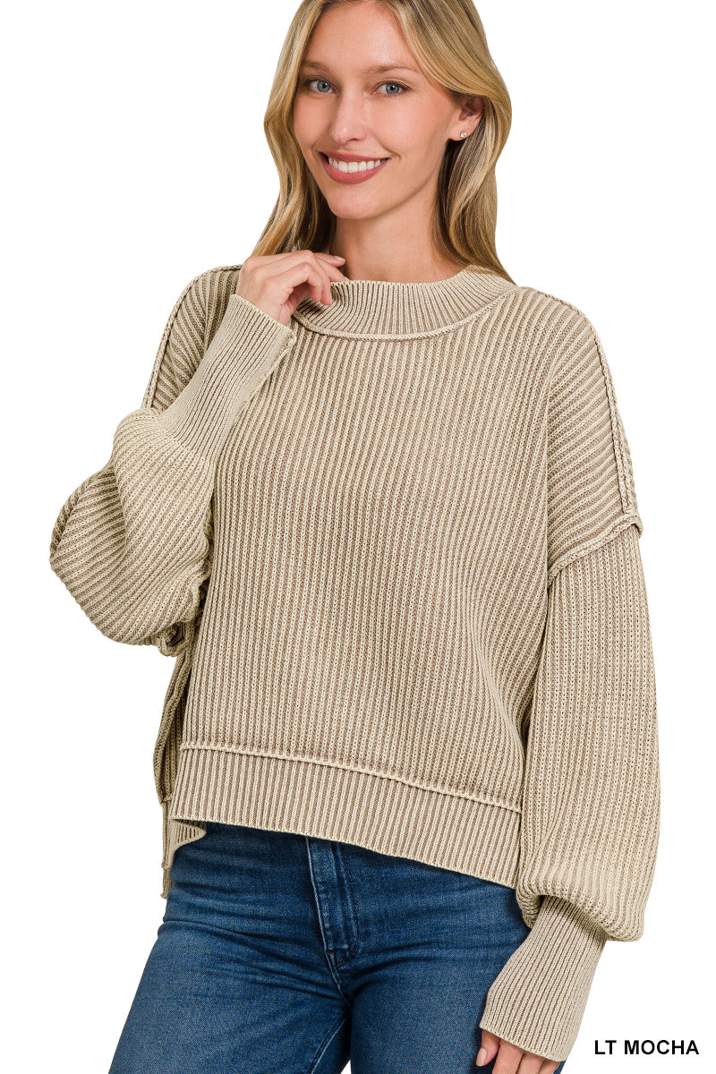 The Driftwood Crop Sweater