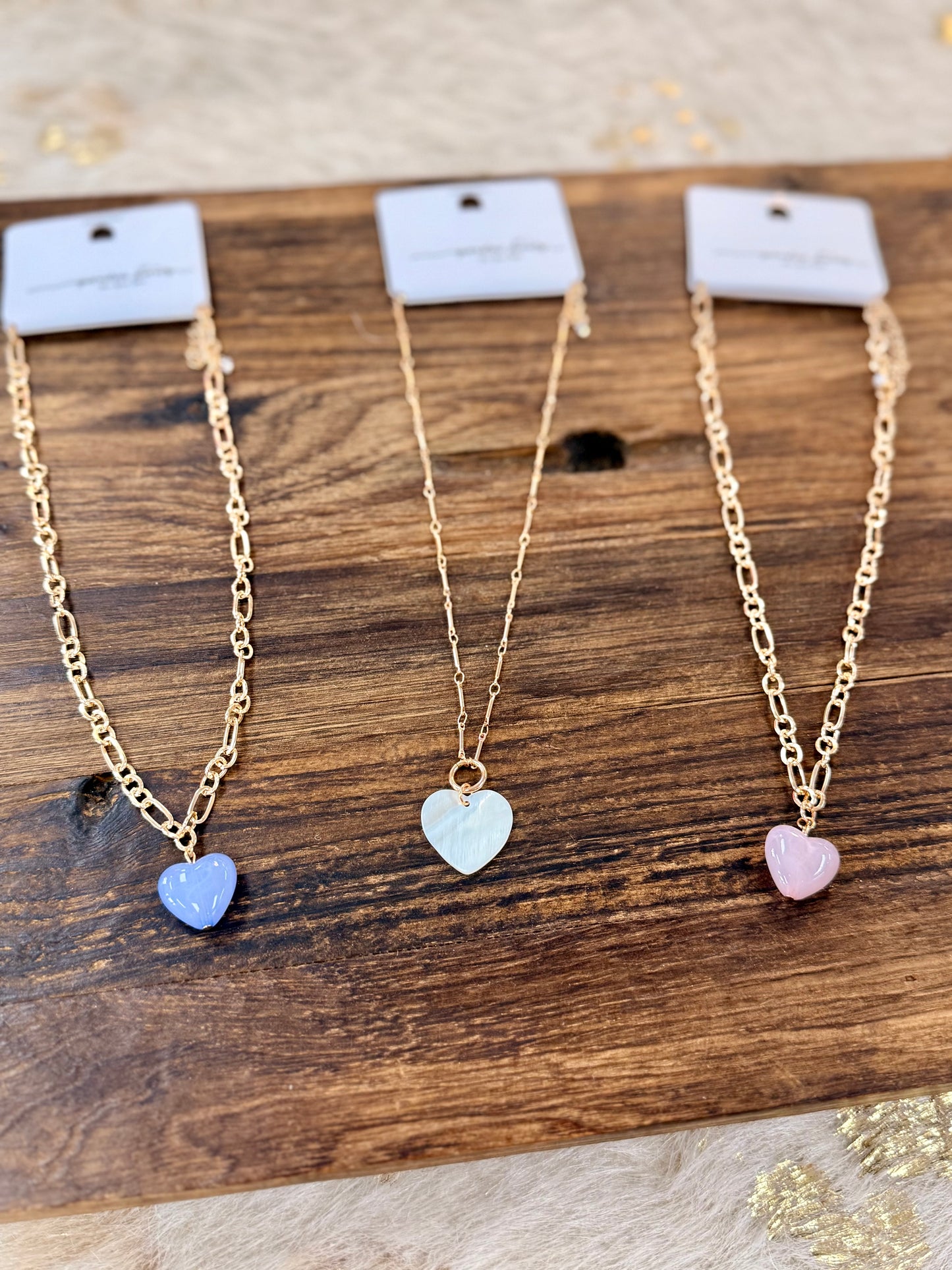 Stone Heart Necklace