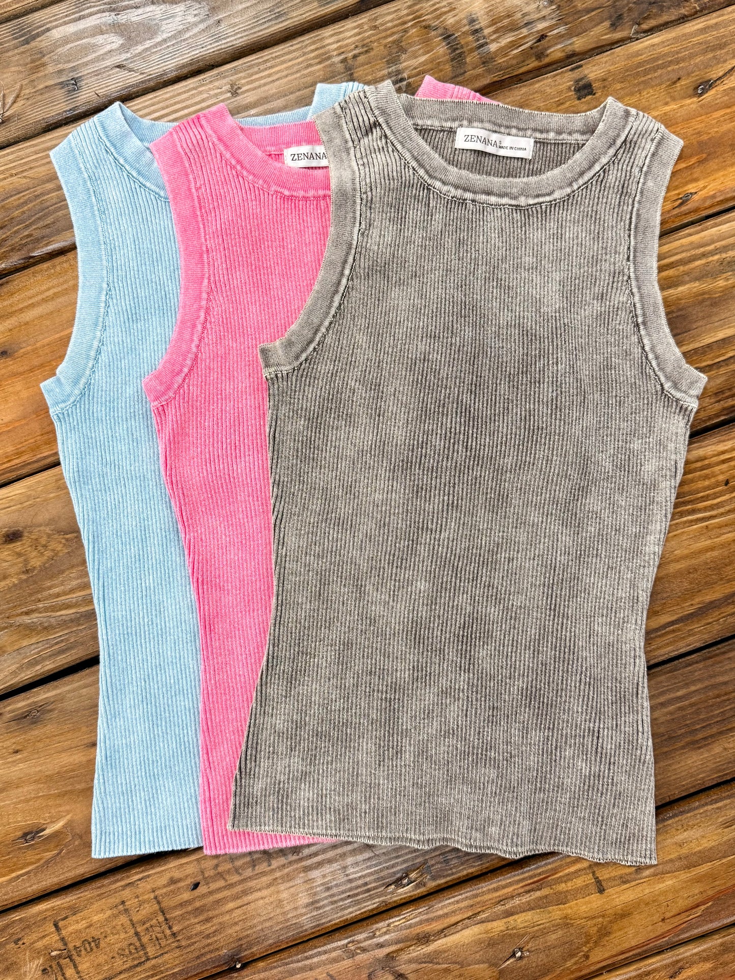 Essential Ribbed Tank