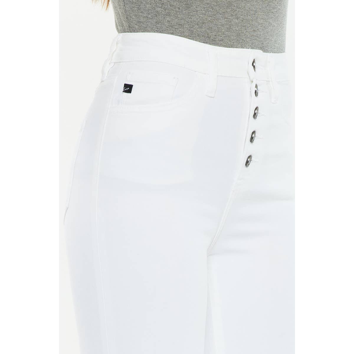 High Rise Super Skinny - White