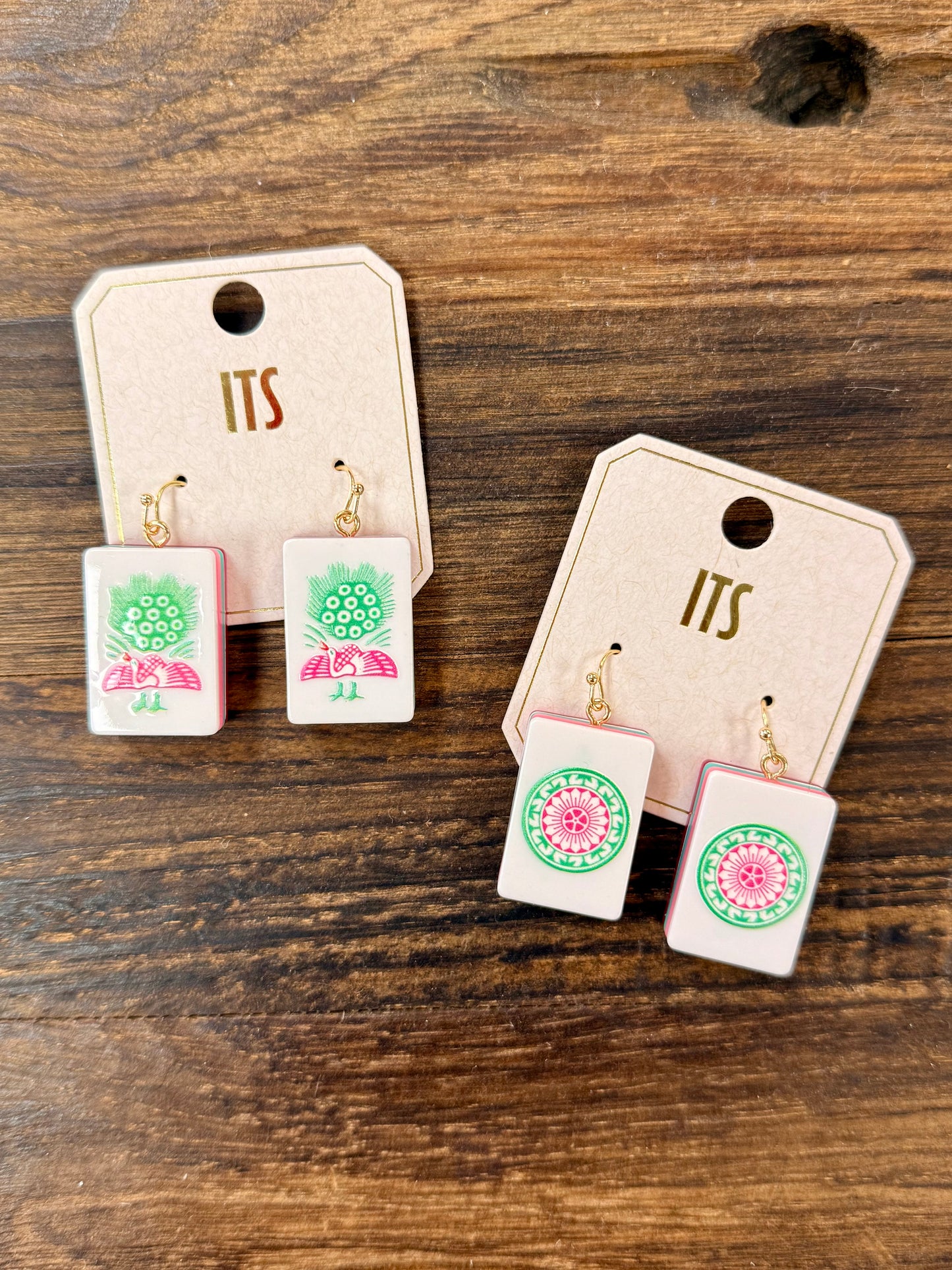 Mahjong Earrings