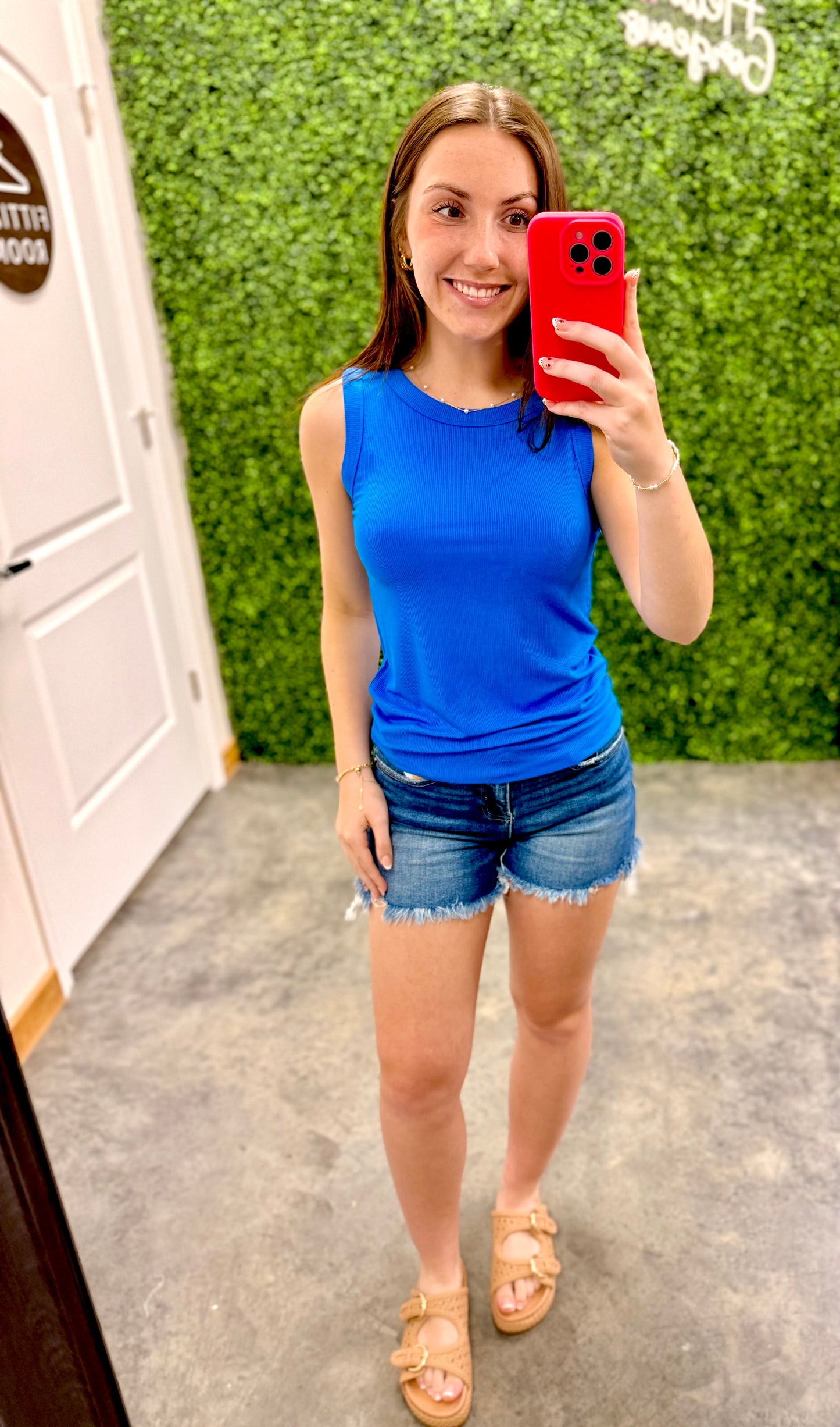 Ribbed Fitted Tanks