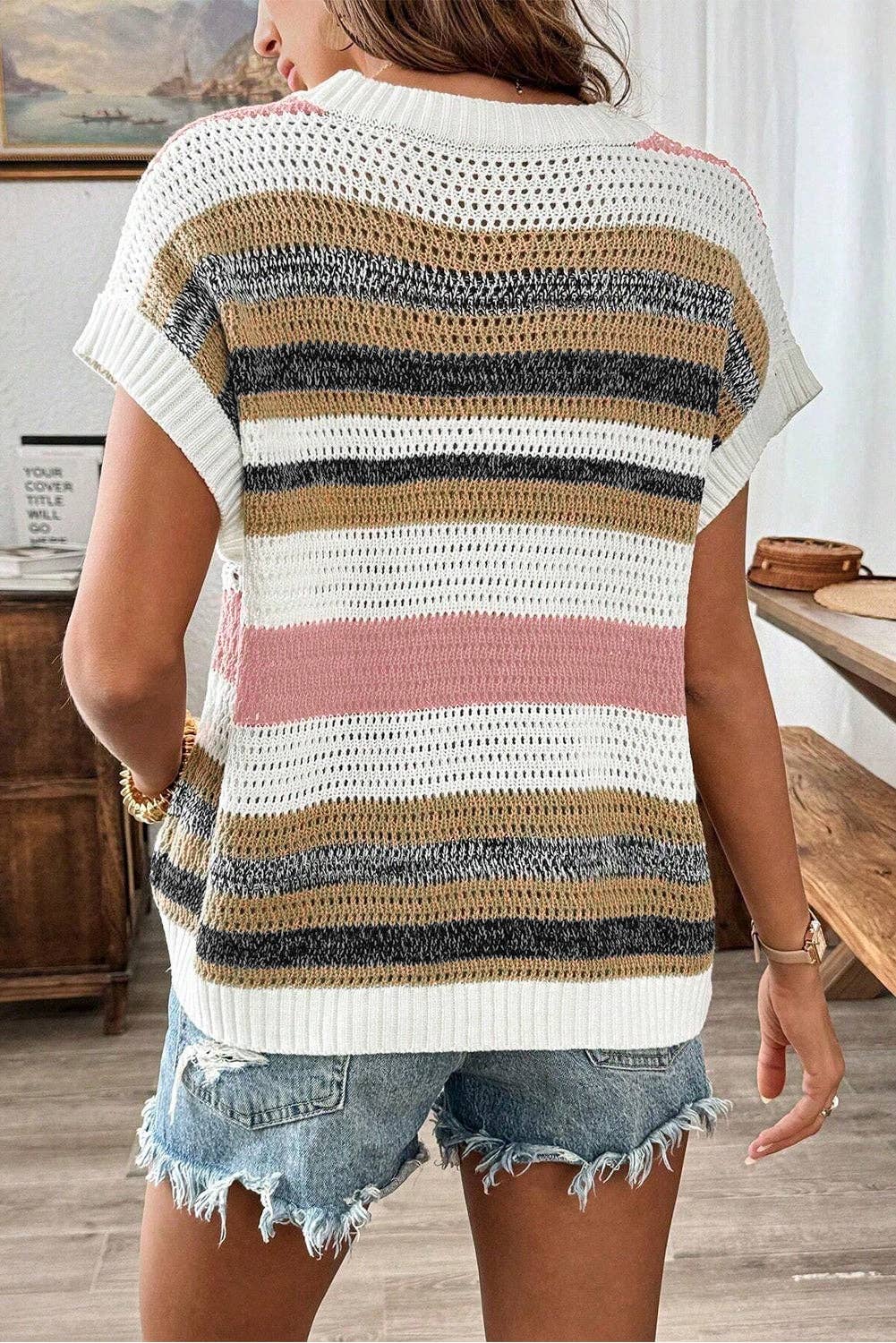 Serenade Eyelet Knit Tee