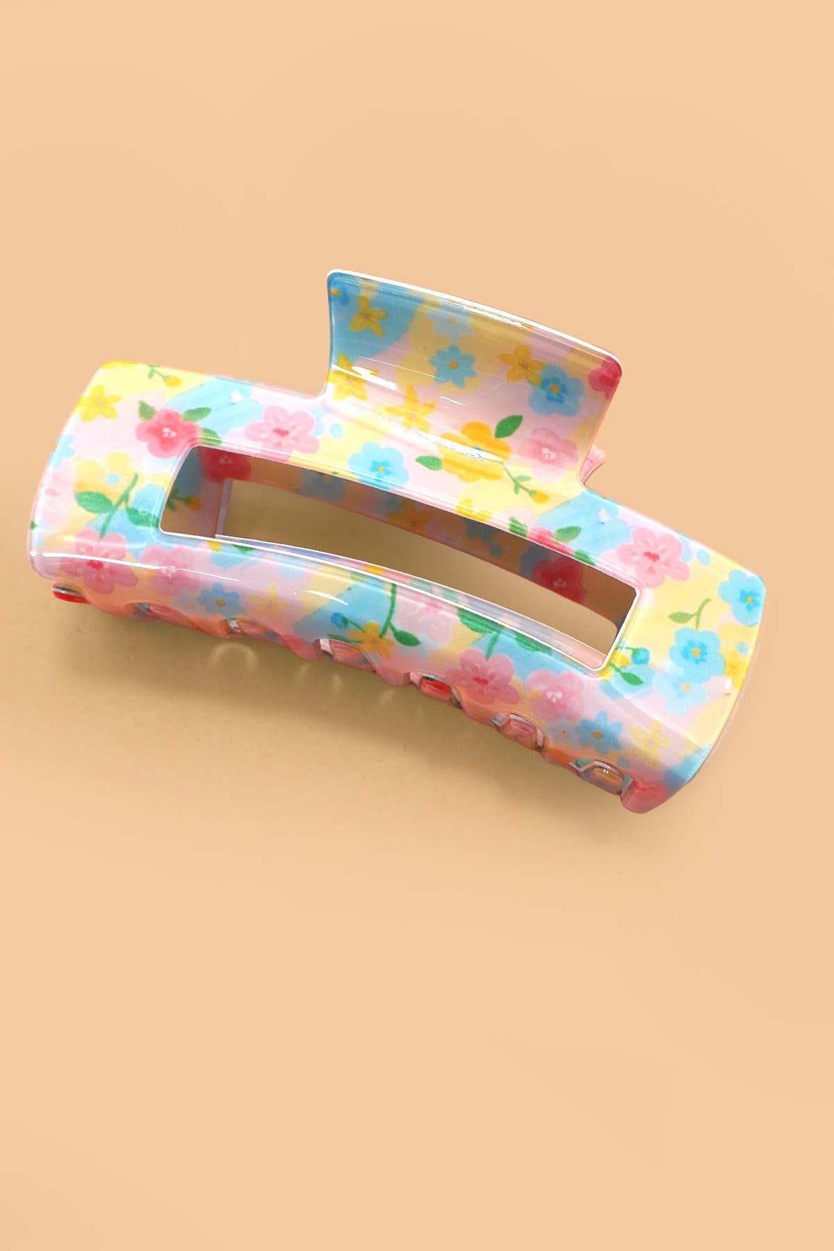 FLORAL HAIR CLAW CLIP
