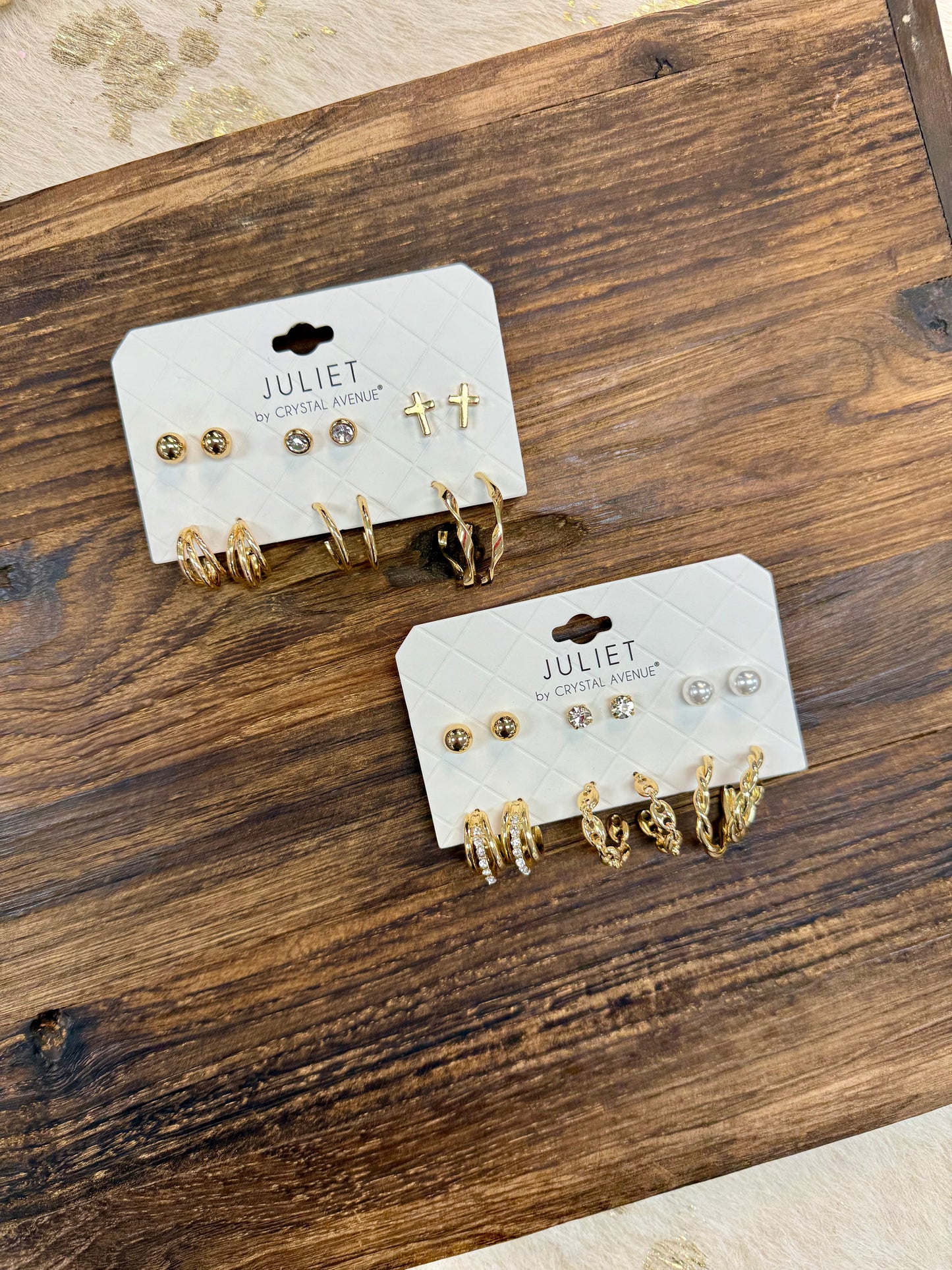 Set of 6 Studs & Hoops