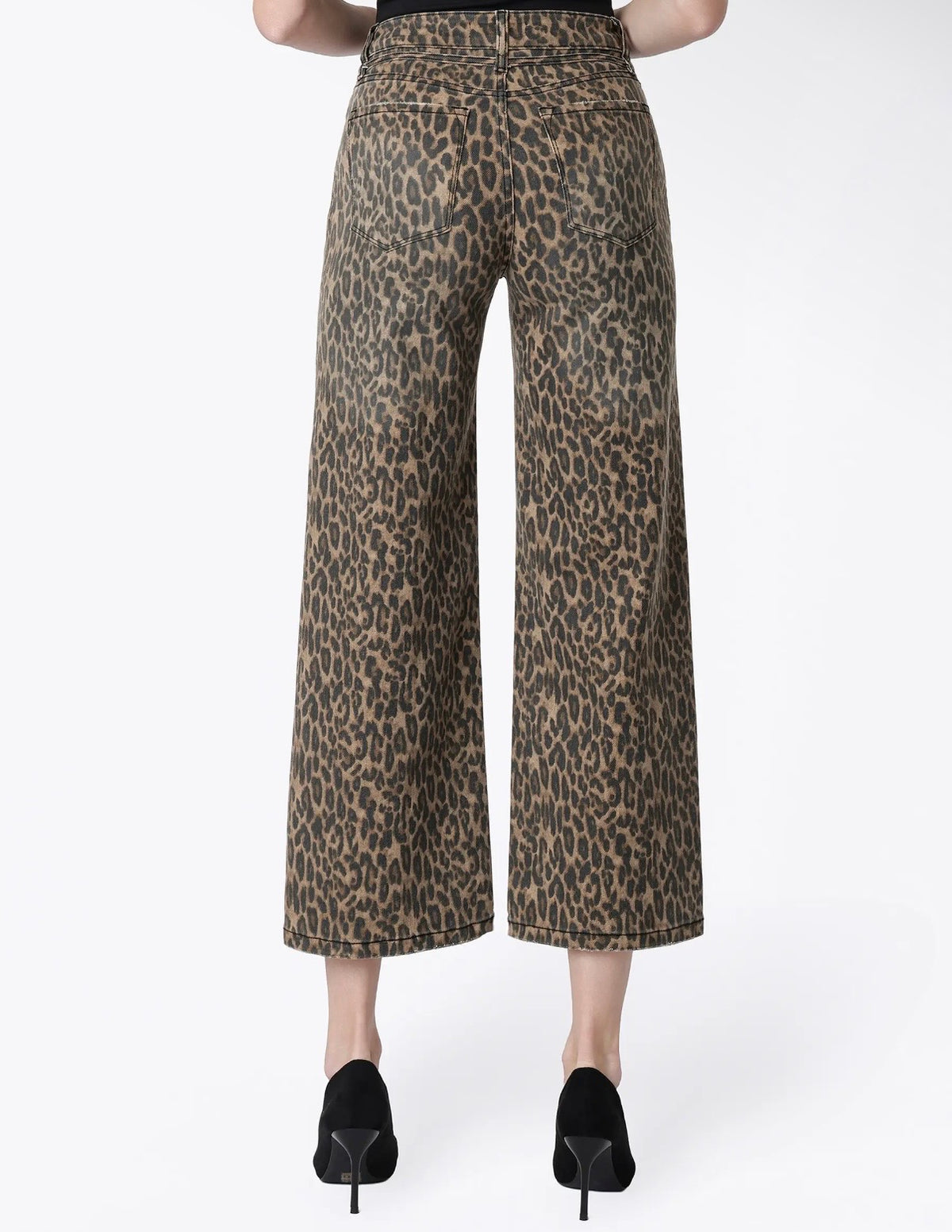 Leopard Crop Jeans