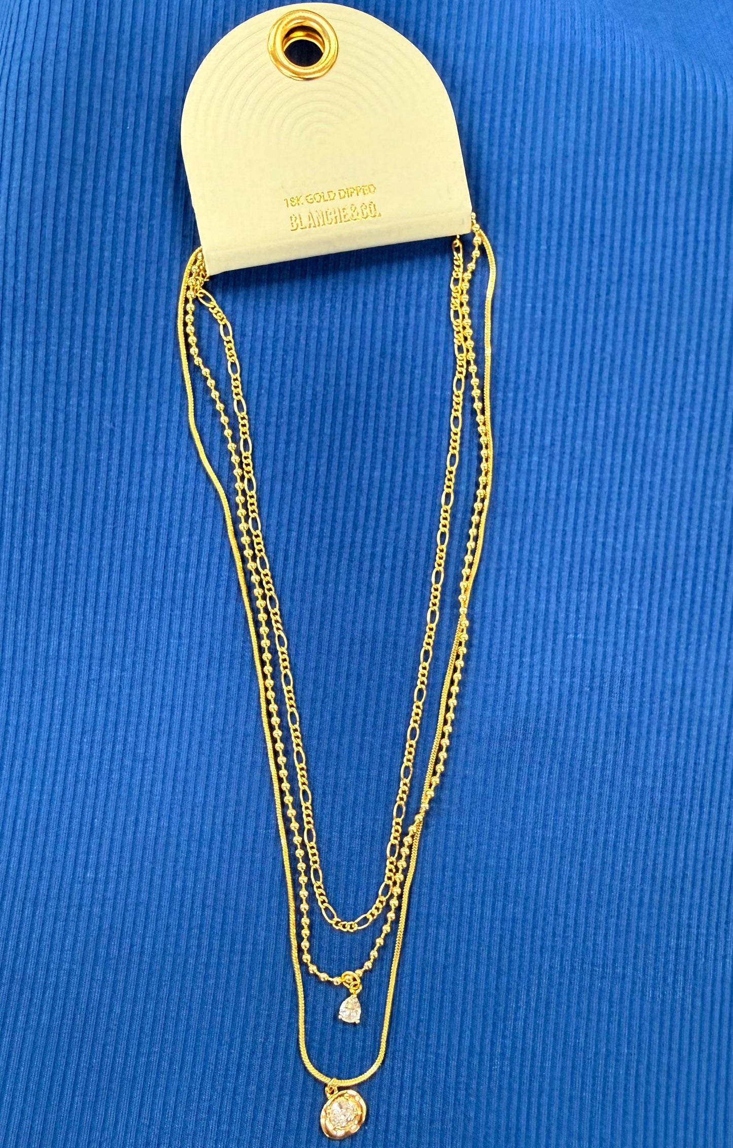 Crystal Teardrop Necklace