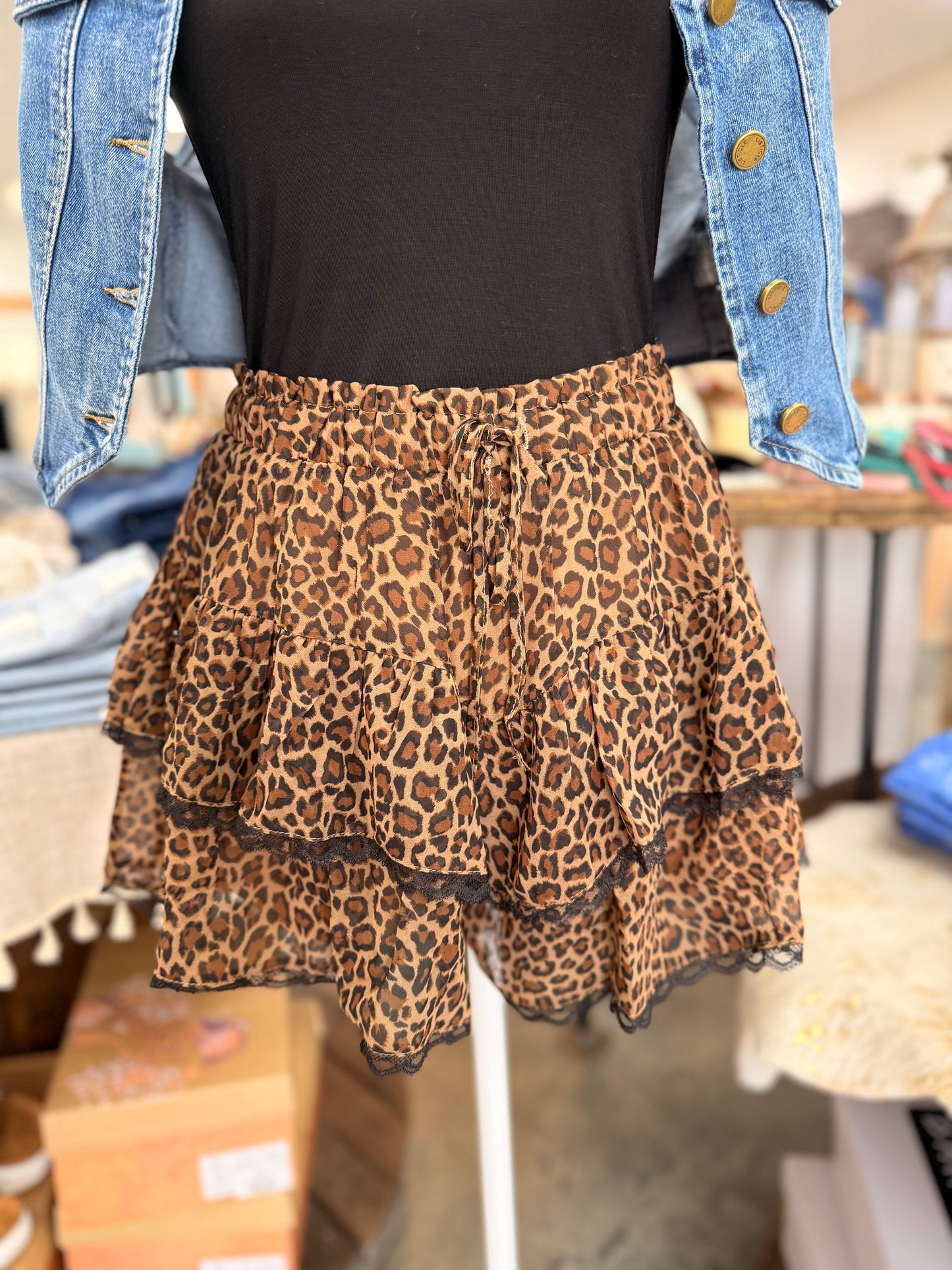 Wild Side Lace Skort