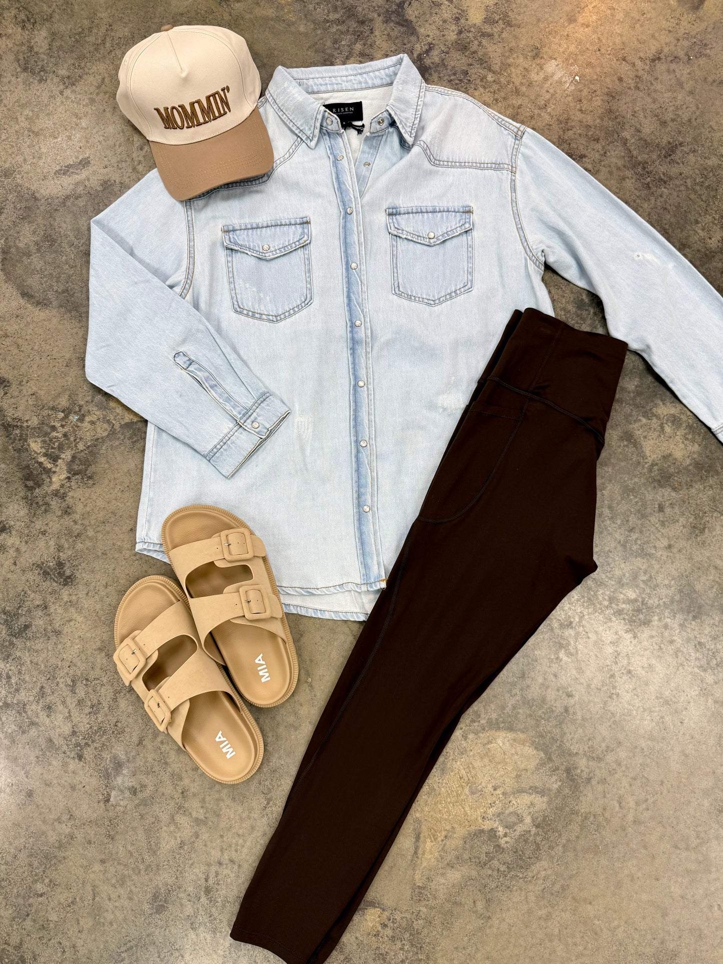 Denim Oversized Button Up