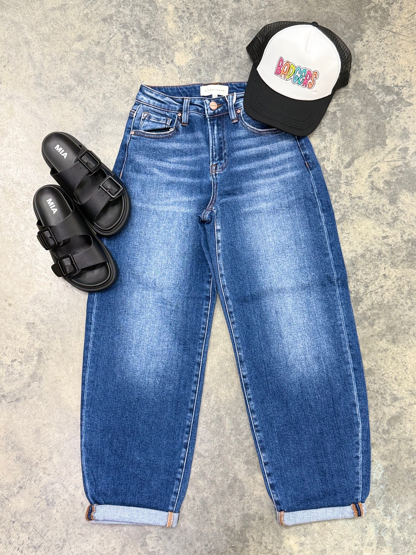 Kate Cuffed Barrel Jean