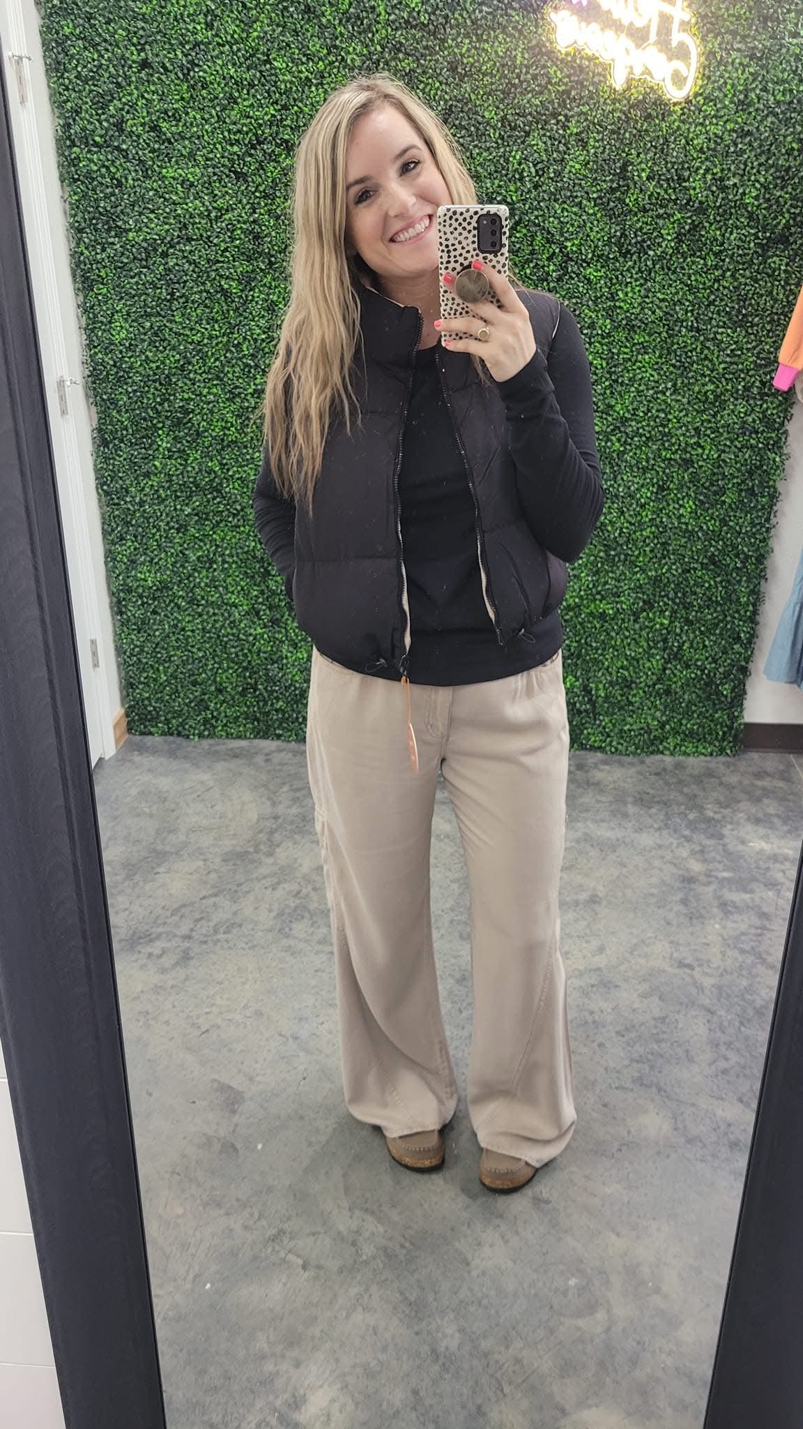 High rise wide cargo Tencel Pants