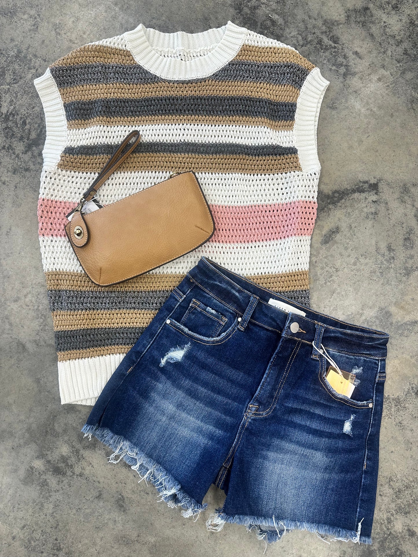 Serenade Eyelet Knit Tee