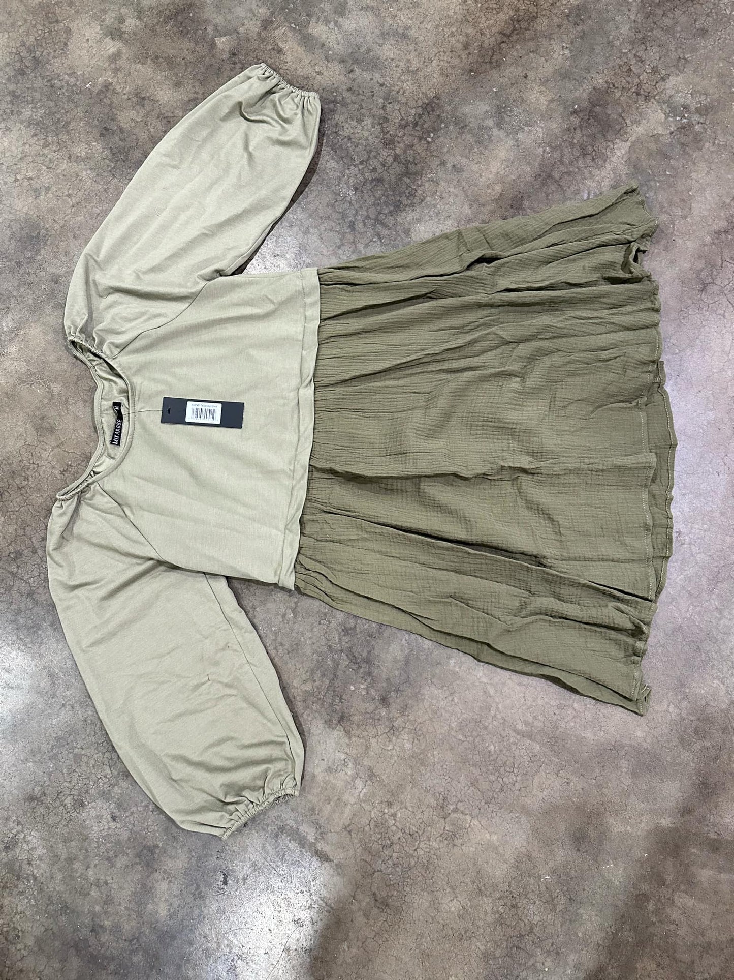 Dawn in dusty Olive Dress