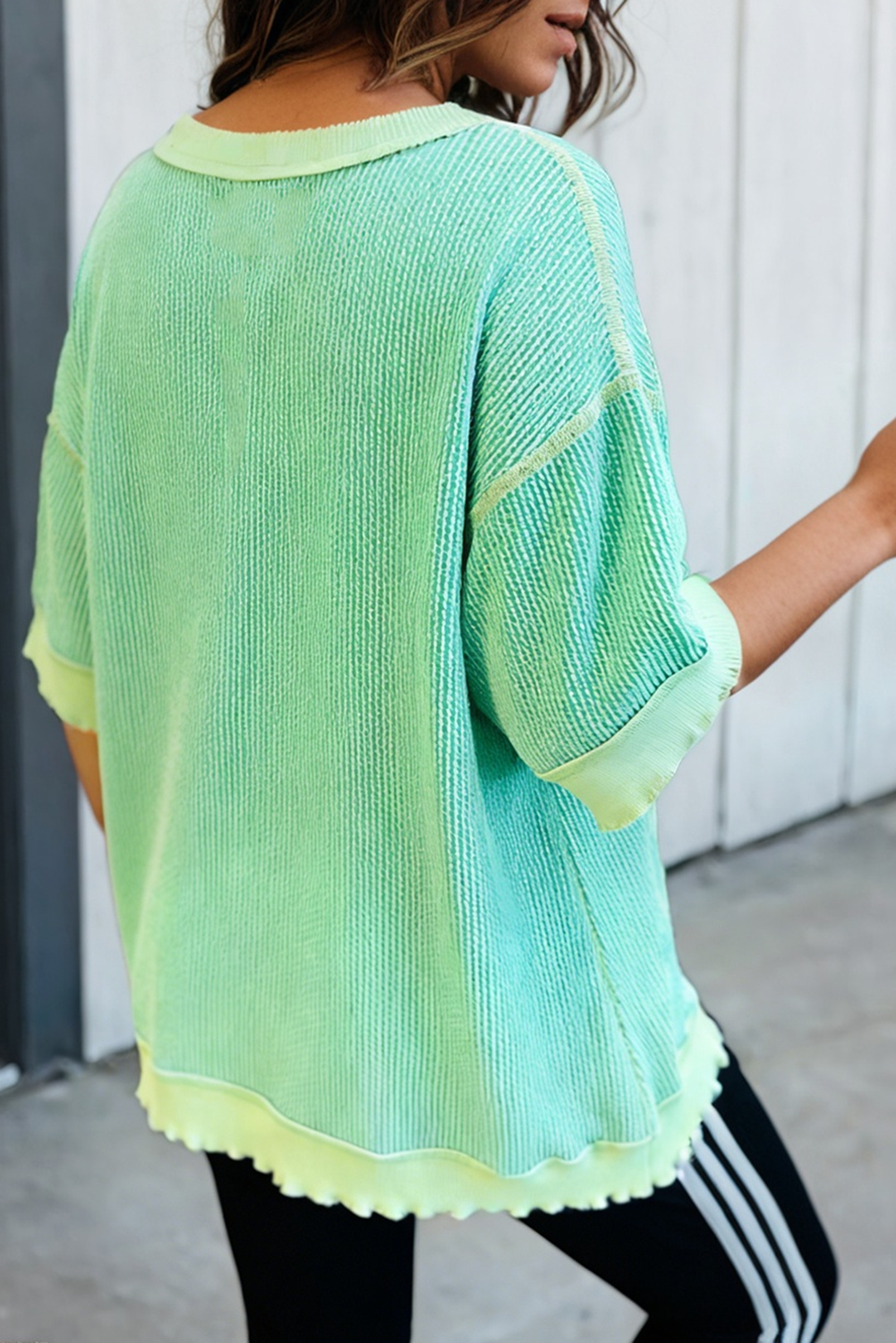 Oversized Mint Top