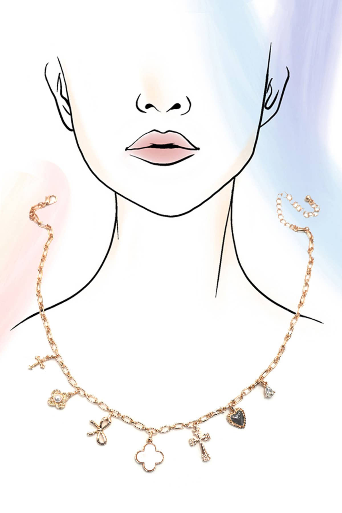 CHARM NECKLACE-CLOVER