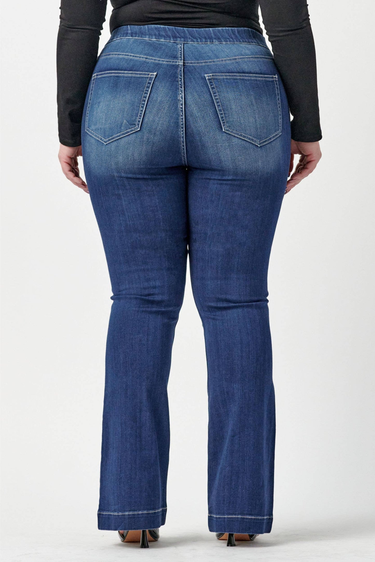 Mid Rise Flare Jegging- Plus Size