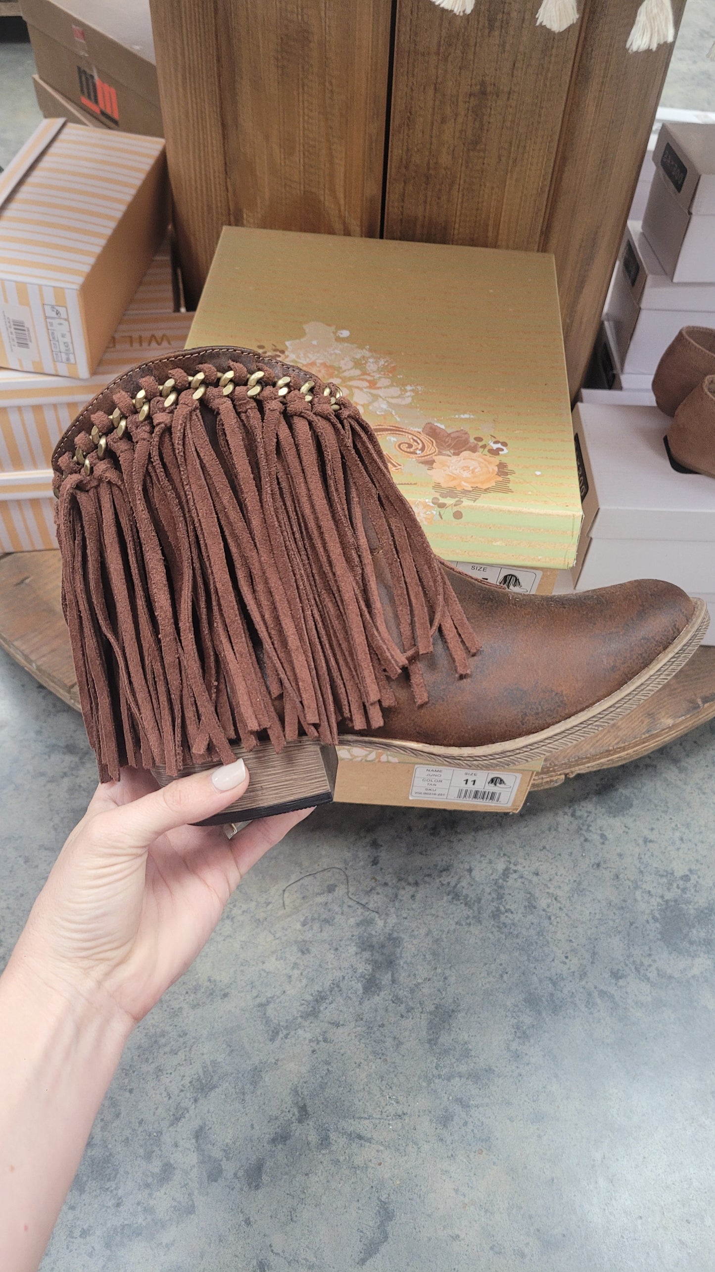 Fringe Boots