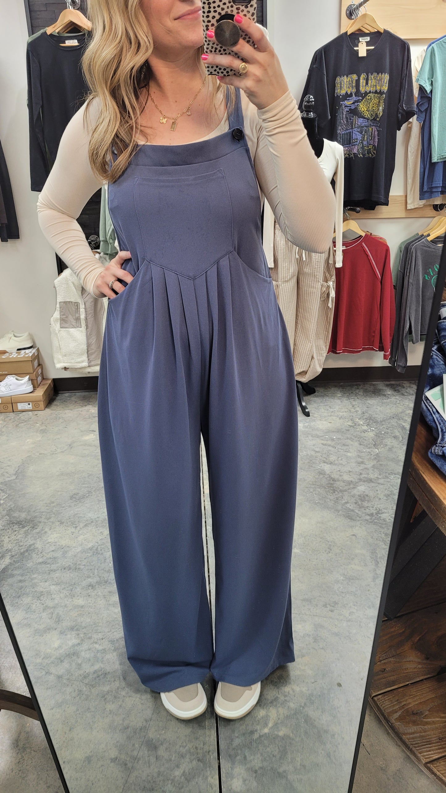 Halara Overalls Blue