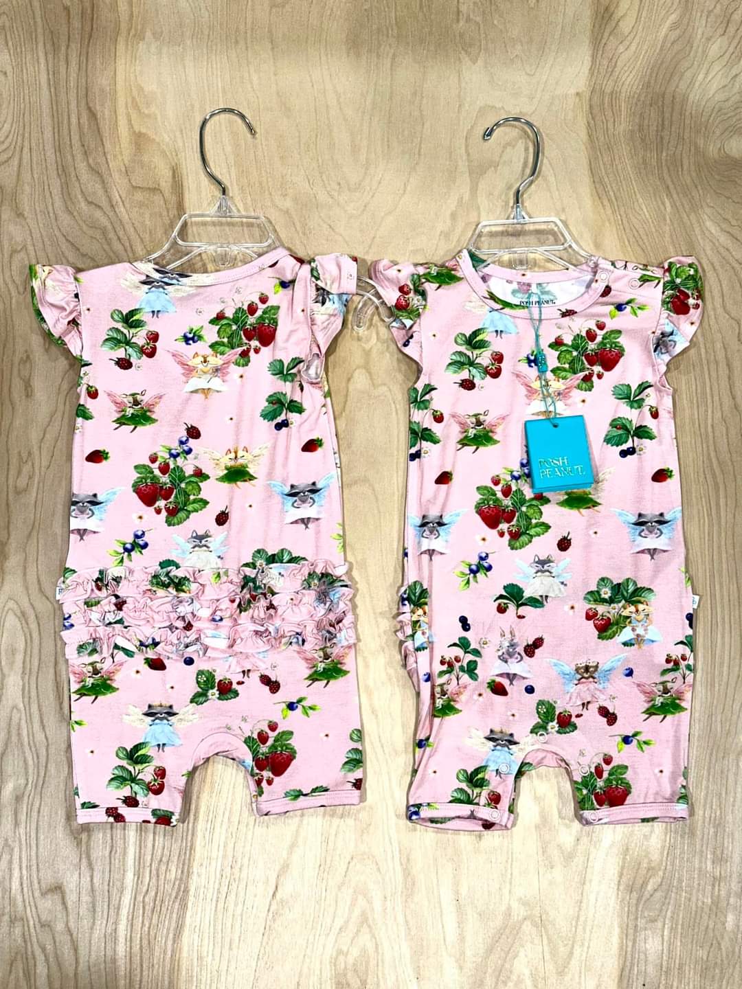 PP Fairy Romper Shorts Ruffle Butt