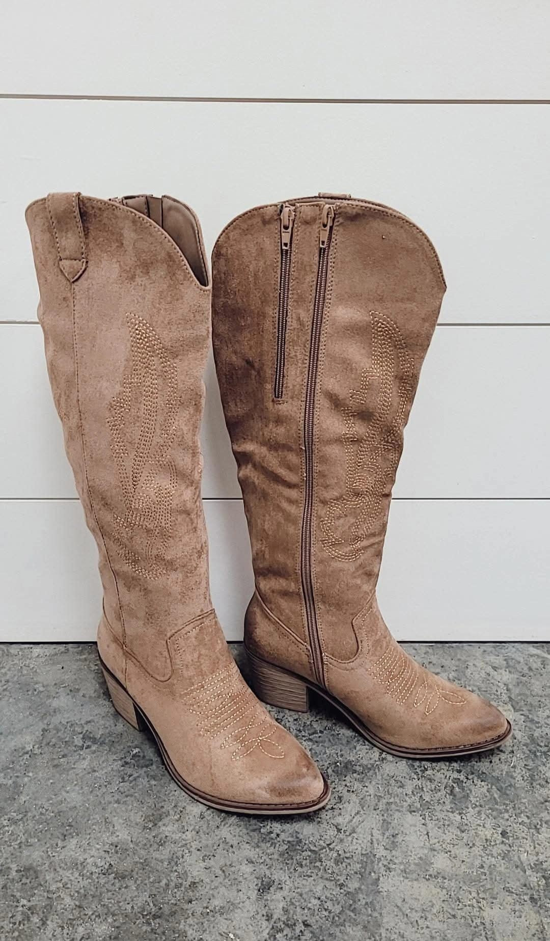 Taupe Cowgirl Boot