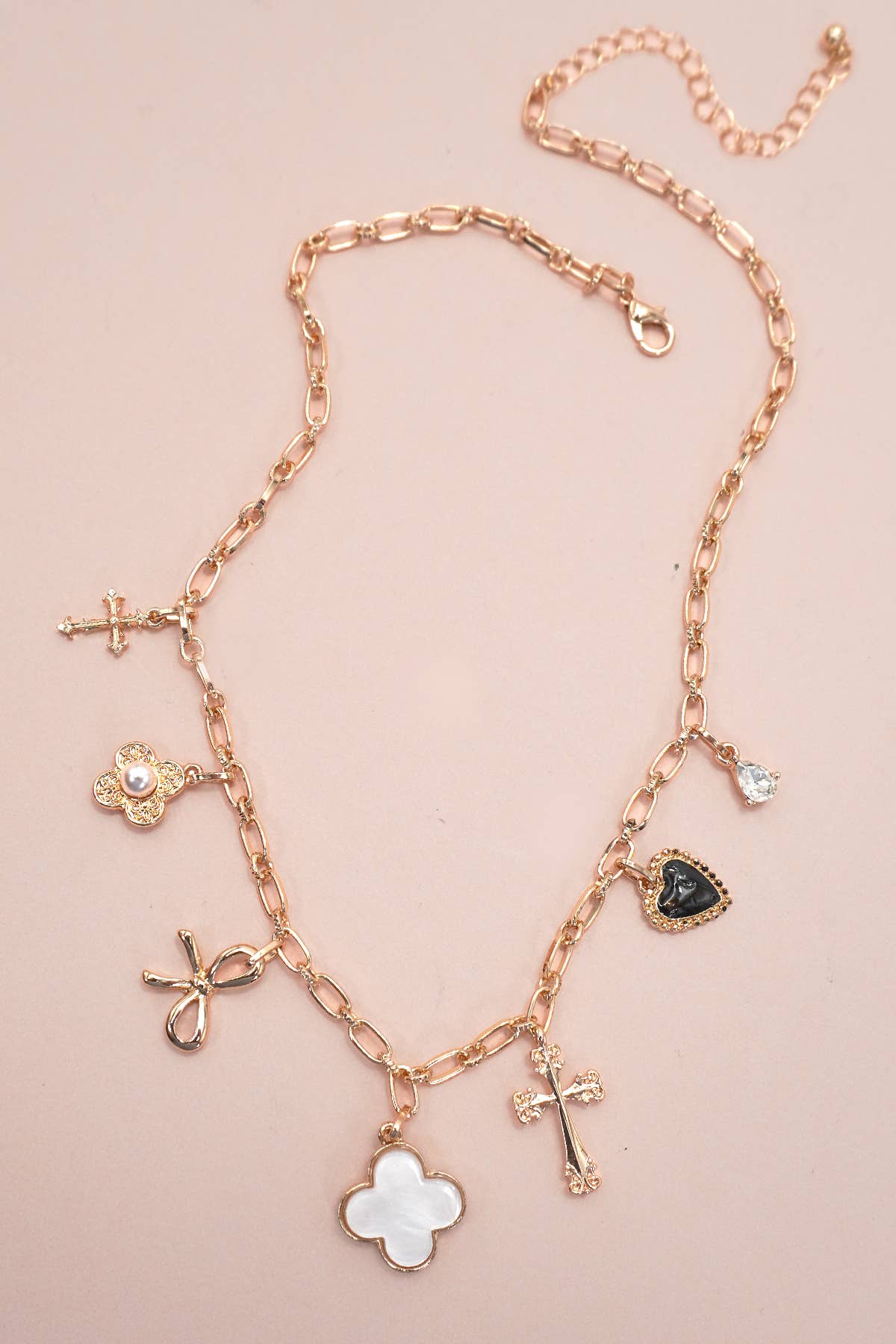 CHARM NECKLACE-CLOVER