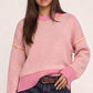 Coral Crush Sweater
