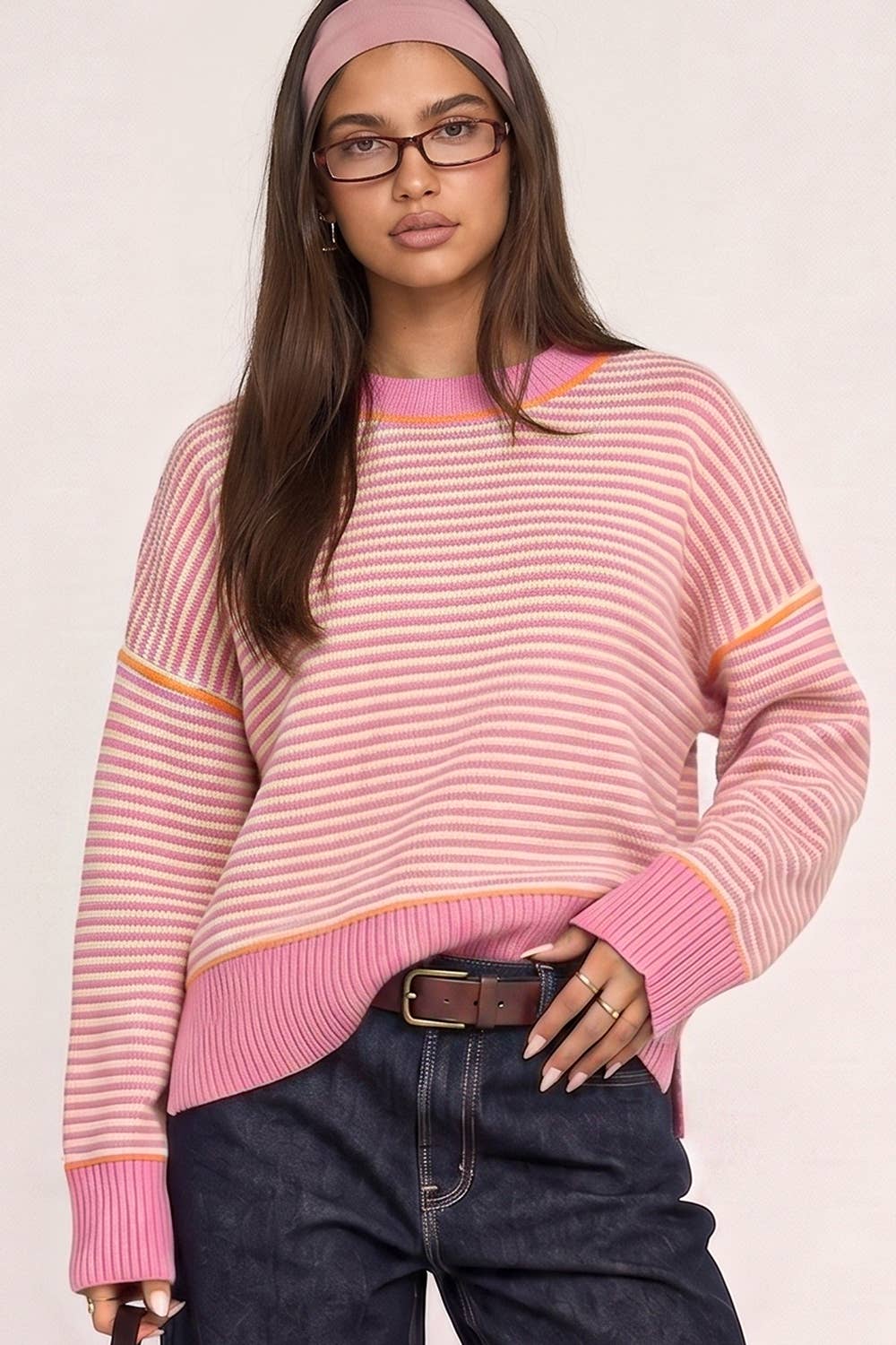 Coral Crush Sweater