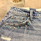 Turquoise Trail Denim Shorts