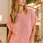 Sugarblush Eyelet Top