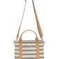 Pencil Stripe Medium Tote in Canvas