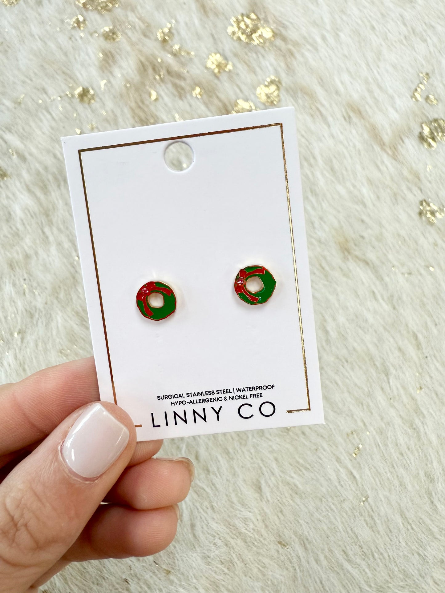 Linny Co. Christmas Earrings