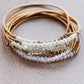 Boho Layered Spring Coil Guitar String Bracelet Set - 6961
