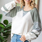 Wildflower Patchwork Waffle Knit Top