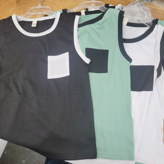 Boys Color Block Shirt