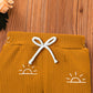 3-piece Baby Boy Sun Romper Pants Cap Set