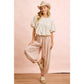 JERSEY BUBBLE SLEEVE TOP