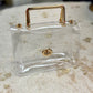 Clear & Gold Game Day Purse