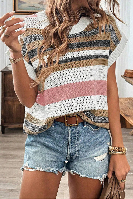 Serenade Eyelet Knit Tee