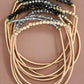 Boho Layered Spring Coil Guitar String Bracelet Set - 6962