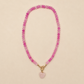 Natural Stone Semi-Precious Glass Mixed Necklace
