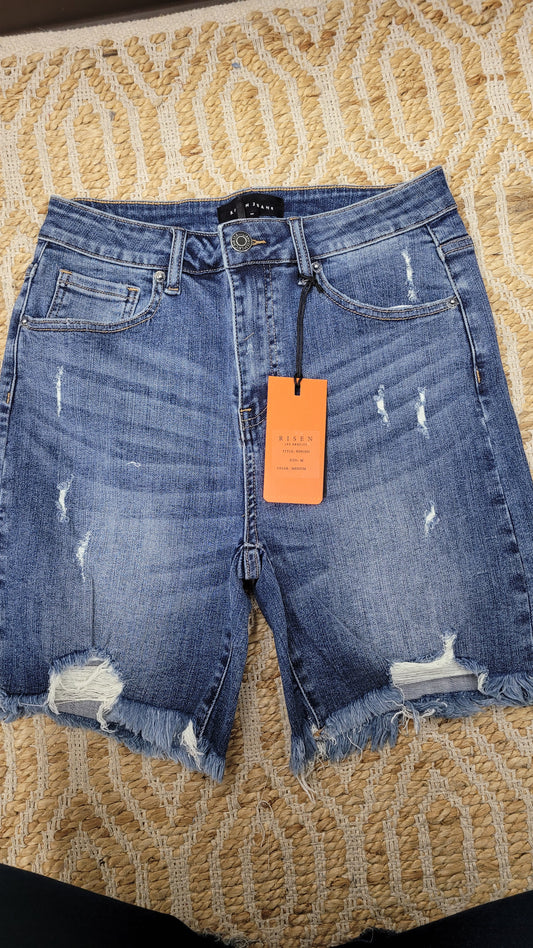 HW Distressed Long Shorts