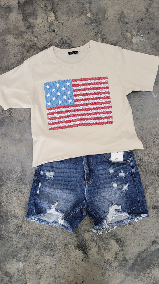 American Flag Puff