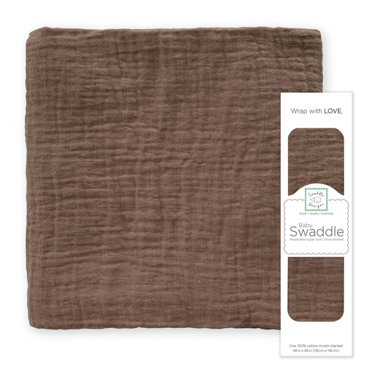 Fawn Muslin Swaddle Blanket, Premium Cotton