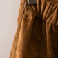 Faux Suede Tiered Midi Skirt