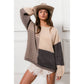MIXED PATTERN BLOCK SWEATER