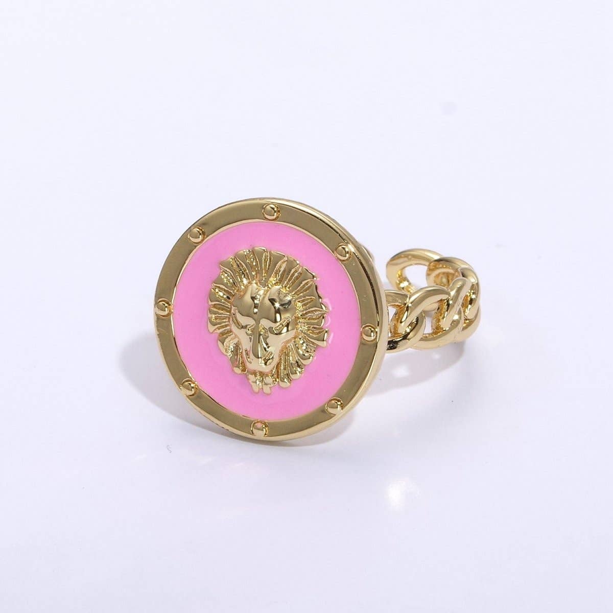 Enamel Leo Ring