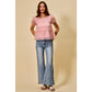 Braided Wide Leg Denim