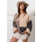 MIXED PATTERN BLOCK SWEATER