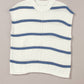 LAS Striped Batwing Sleeve Sweater Tee
